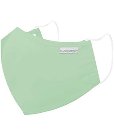 Sequence Reusable Nano-Silver Fabric Mask for Adults - 3 Pack Green - Buy Online on GoSupps.com