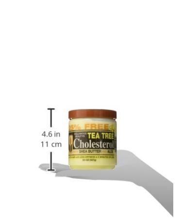 Hollywood Beauty Tea Tree Cholesterol with Shea Butter & Aloe 20 oz - Green - Buy Online on GoSupps.com