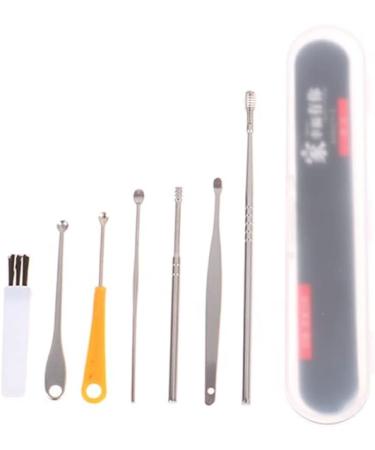 7Pcs Ear Pick Earwax Removal Kit - Portable Ear Cleaner Tool Set With Box - Buy Online on GoSupps.com