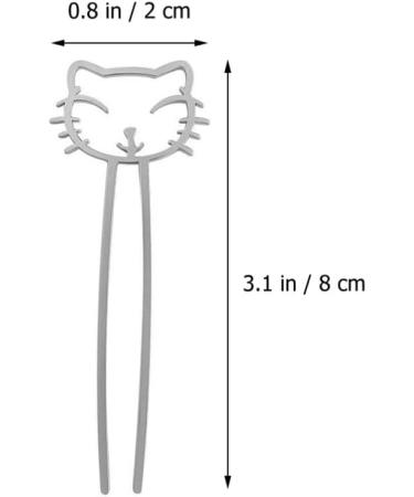 SHERCHPRY Cute Cute Hairpin Kawaii Hair Accessories Retro Hairpin Cat Hair Clip Chinese Hair Pin Asian Hair Accessories Metal Hair Claw Clips Hot Hair Brush Hair Bun Alloy Hanfu Toddler Girl - Buy Online on GoSupps.com