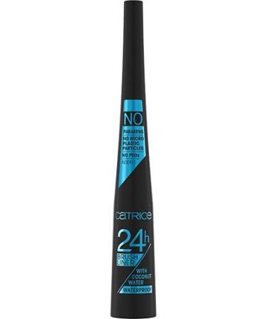 Catrice 24h Brush Liner Waterproof Eyeliner - No. 010 Ultra Black Long-Lasting Vegan 3-Pack | Nourishing Defined Matt Finish Microplastic & Perfume-Free - Buy Online on GoSupps.com