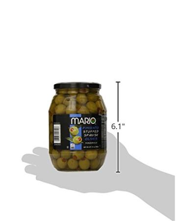 Mario Camacho Foods Manzanilla Spanish Olives 21oz (Pack of 6) - Premium Quality Snack or Ingredient - Buy Online on GoSupps.com