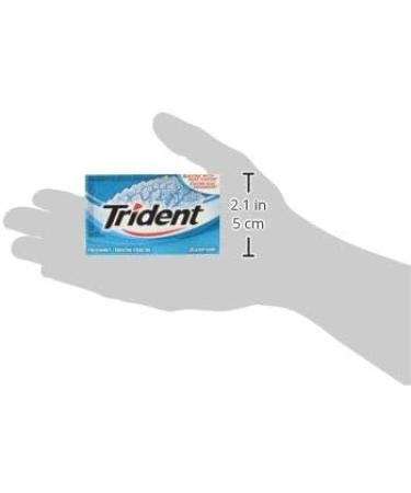 Trident Sugar-Free Gum Slab Freshmint Gum 12 Count Freshmint 168 count (Pack of 1) - Buy Online on GoSupps.com