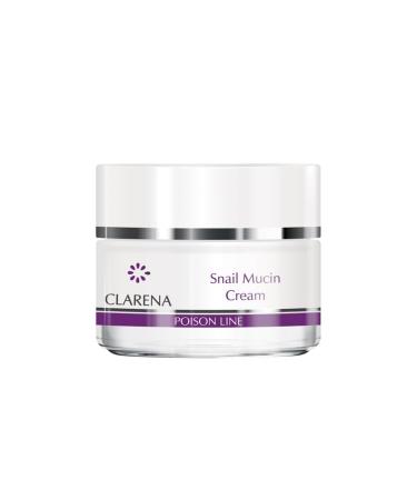 Clarena Soothing facial cream 50 ml Snail Mucin Cream Snail mucus cream Day and night cream Regenerating facial care For irritated and problematic skin