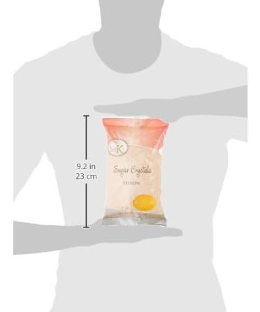 CK Products Crystal Sugar - Yellow | Edible Decorating Sugar for Baking - Buy Online on GoSupps.com