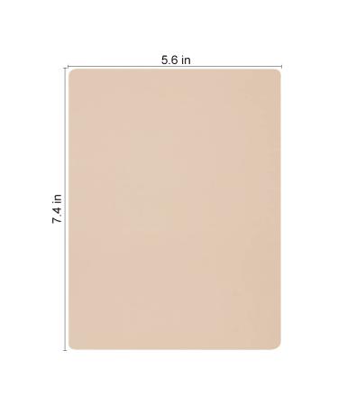 Emalla 10Pcs Tattoo Fake Skin 7.4x5.6 - Soft Silicone Practice Skins for Beginners | Microblading Tattoo Kit Accessory - Buy Online on GoSupps.com
