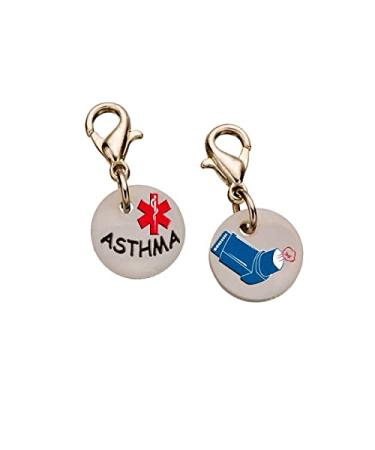 Medical ID Mini Charms Food Allergies & More Asthma