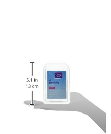 Clean & Clear Oil Absorbing Sheets - 50 Count Single Pack - Buy Online on GoSupps.com