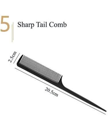 Black Hair Dryer Accessories Kit - 5Pcs Set for Blow Drying with Nozzle, Diffuser, and Replacement Hair Comb - Fits Diameter 4.0cm-4.8cm - Buy Online on GoSupps.com