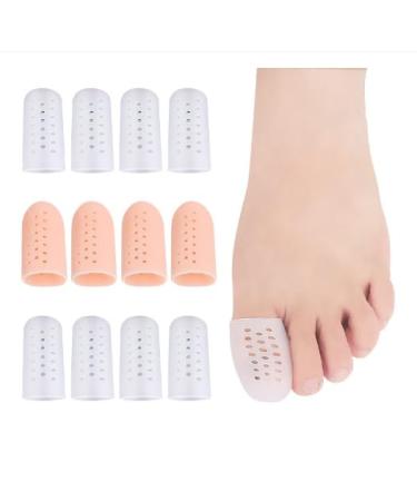 Big Toe Protectors 20 Count Silicone Toe Caps for Big Toe Big Gel Boot Toe Protectors for Men Women Toe Guards for Big Toe Prevent Pain Relief for Corns Callus Blisters Ingrown Toenails