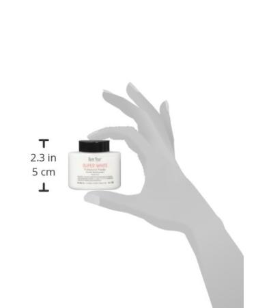 Ben Nye Super White Translucent Face Powder 1.5 oz - Classic Formula - Buy Online on GoSupps.com