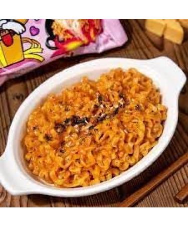 Samyang Hot Carbonara Ramen - 140g x 5 | Creamy Italian Carbonara | Harmonious Flavor Contrast | Perfect for Quick Meals | Unique Fusion - Buy Online on GoSupps.com