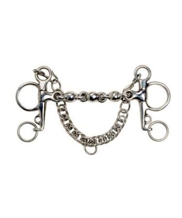 Shires Short Shank Waterford Pelham Bit 5.5