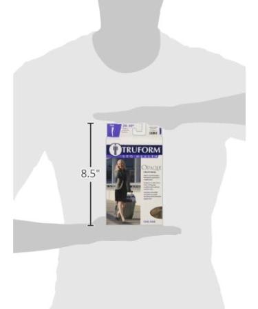 Truform Women's Compression Pantyhose 20-30 mmHg | Opaque Support Tights | Beige - Small - Buy Online on GoSupps.com