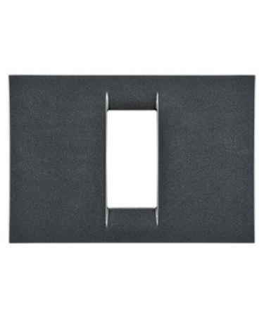 Gewiss COVER FRAME 1G. SLATE MET.SYS VIRNA