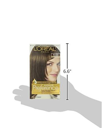 L'Oreal Preference #5G Golden Brown Hair Color - 1 ct | International Shipping Available - Buy Online on GoSupps.com