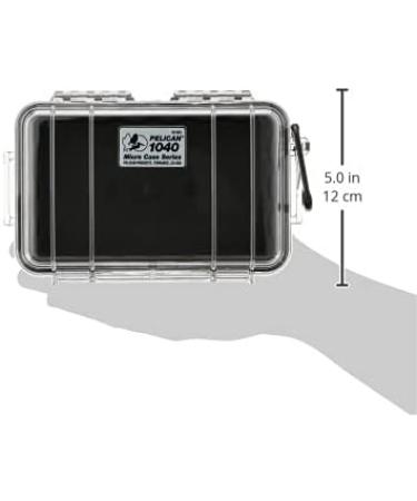 Pelican 1040 Micro Case Black/Clear - Model 1040-025-100 | Waterproof & Crushproof - Buy Online on GoSupps.com