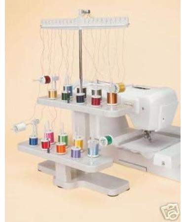 Embroidex - 20 Spool Thread Stand for All Home Embroidery Machines Brother  Babylock Janome Bernina Pfaff etc.