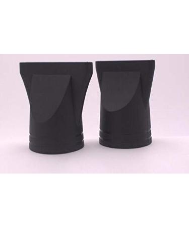2PCS Plastic Salon Hair Dryer Nozzle Replacement - Narrow Concentrator Blow Drying Nozzle Black - Buy Online on GoSupps.com