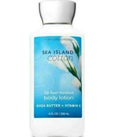 Bath and Body Works Sea Island Cotton Body Lotion 8 Ounce Full Size