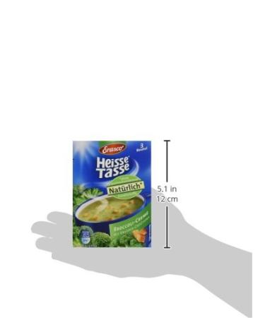 Erasco Hot Cup Broccoli Cream with Croutons - 12 x 450ml Bags | Gourmet Soup for International Shipping - Buy Online on GoSupps.com