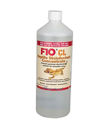 Fab Finches F10 Disinfectant CL Reptile 1L Concentrate Terrariums Cleaner Cage - Buy Online on GoSupps.com