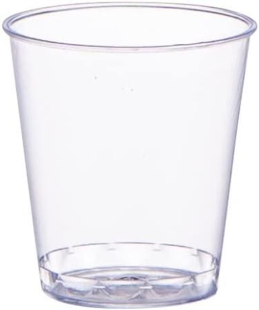500 Count 1 oz. Clear Hard Plastic Shot Glasses - Disposable Shot Cups by Comfy Package - Buy Online on GoSupps.com