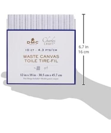 DMC CR9113 Waste Canvas 12x18-Inch 10 Count - Cross Stitch Fabric for DIY Projects - Buy Online on GoSupps.com