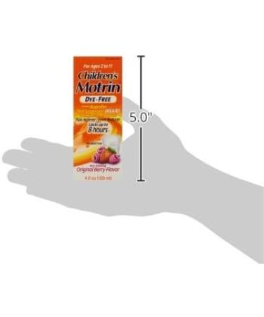 Children's Motrin Oral Suspension 100mg Ibuprofen - Berry Flavored - 4 fl. oz - Buy Online on GoSupps.com
