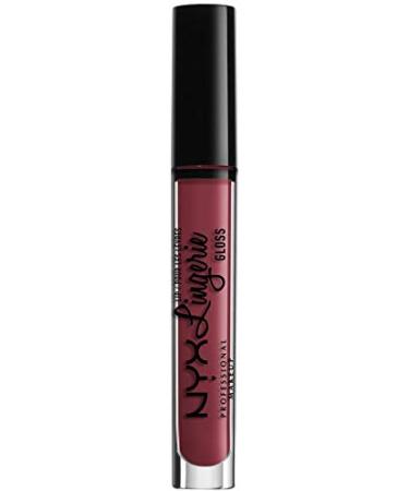NYX Lip Lingerie Gloss Euro Trash Dark Pink-Brown 0.11oz - Long-Lasting Lip Gloss - Buy Online on GoSupps.com