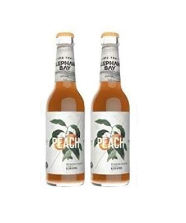 9 bottles of Elephant Bay Ice tea peach iced tea of 330 ml inc 064 returnable deposit
