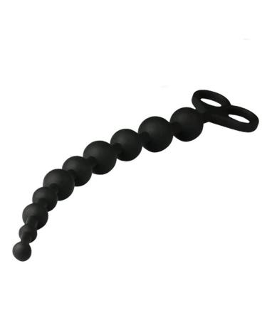 34 cm long smooth material made of soft silicone.