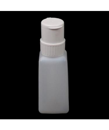 Push Down Bottle Plastic Nail Polish Remover Pump Dispenser Lockable Push Down Bottle 2Pcs - Buy Online on GoSupps.com