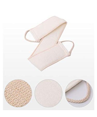 Natural Loofah Back Scrubber - Exfoliating Long Handle Cleaner for Women and Men | 4 Pcs Bathroom Shower Accessories - Buy Online on GoSupps.com
