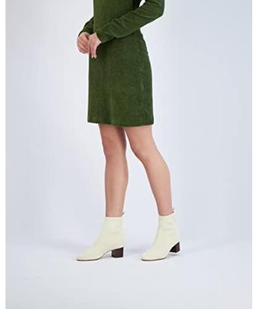 CUSHIONAIRE Women's Neely Stretch Bootie | Memory Foam | Wide Widths Available | Ivory 6.5 Wide - Buy Online on GoSupps.com