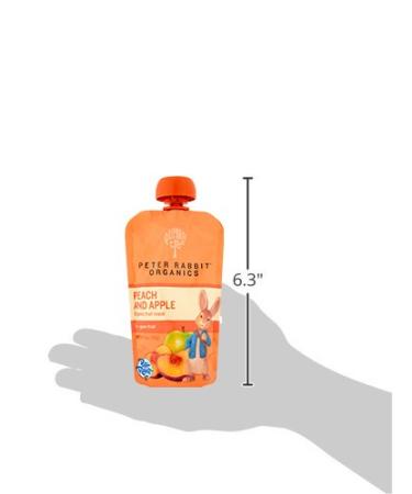 Peter Rabbit Organics Apple & Peach Fruit Snack Squeeze Pouch - 4oz (Pack of 10) - Buy Online on GoSupps.com
