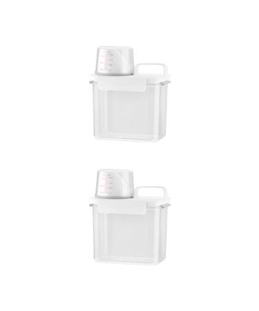 kawehiop Efficient and Stylish Laundry Detergent Dispenser for Spotless Results 1.1L 2Set