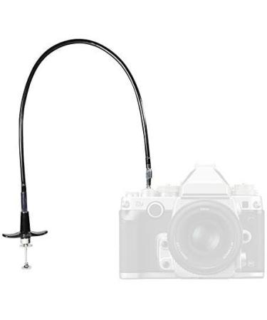 Foto&Tech 70cm Mechanical Shutter Release Cable with Bulb-Lock Compatible with Nikon Df/ F80/ F4/ FM2/ F3/ FE/ FM3a, Fujifilm X-E3/X-Pro2/X10/X100/X-PRO1/X-E1/DF-1, Leica M6/M8/AE-1,Minolta SRT-200
