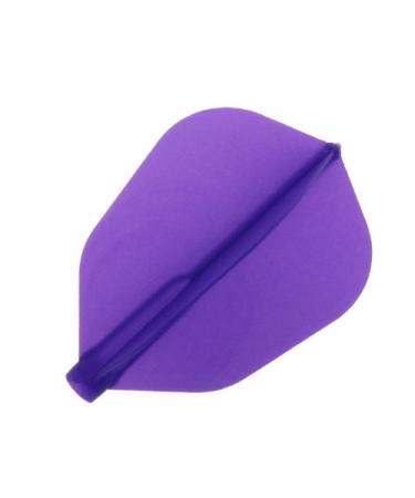 Cosmo Darts 6 Pack Fit Flight - Super Shape Dart Flight Purple