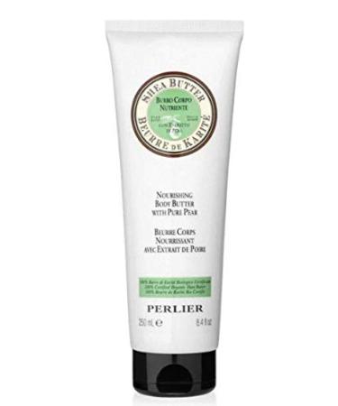 Perlier Pear Regenerating Body Butter 8.4 fl oz Deep Moisturizing Cream with Shea Butter & Pear Extract Rich Nourishing Care for Dry Skin