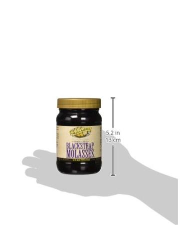 Golden Barrel Blackstrap Molasses 16 Fl. Oz - Premium Quality Unsulphured Molasses - Buy Online on GoSupps.com
