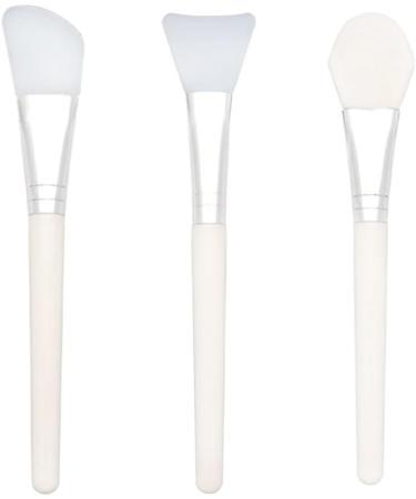 dijiusidy Brush Facial Mask Silicone White Professional Cutter-Type Brushes Cream Skin Foundation Tool Comfortable Beauty Tongue Shape - Buy Online on GoSupps.com