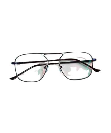 Square Blue Cut Computer Glasses for Eye Protection | Unisex UV ProtectionZero Power Anti Glare & Blue Light Filter Glasses
