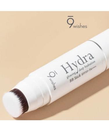 9Wishes Hydra Ampule BB Stick 0.35 Fl.Oz - Moisturizing Korean BB Cream Stick with Foundation Brush - Buy Online on GoSupps.com