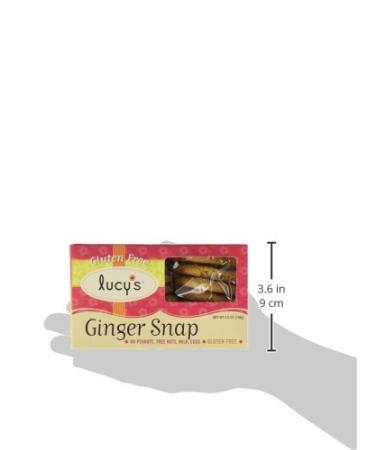 Buy Lucy's Ginger Snaps Cookies - 5.5 oz | Gluten-Free, All-Natural Treats - Buy Online on GoSupps.com