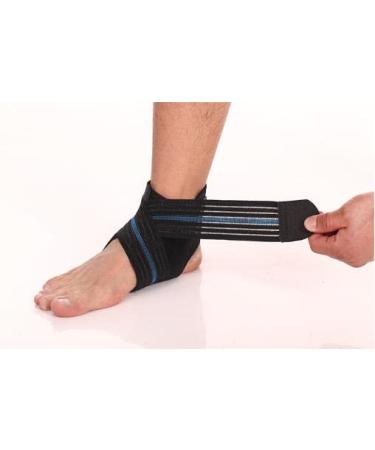 Buy Adjustable Compression Ankle Brace for Sports - Support for Football & Basketball - Men & Women (Large) | Fast International Shipping - Buy Online on GoSupps.com