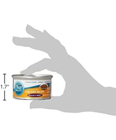 Purina ONE True Instinct High Protein Natural Wet Cat Food - 24 Pack 3 oz. Cans, Gravy Chicken Flavor - Buy Online on GoSupps.com