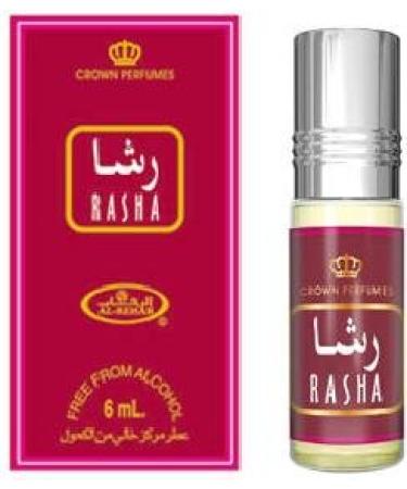 Al-Rehab Rasha Concentrated Perfume Rollerball for Women 0.2oz/ 6 Ml