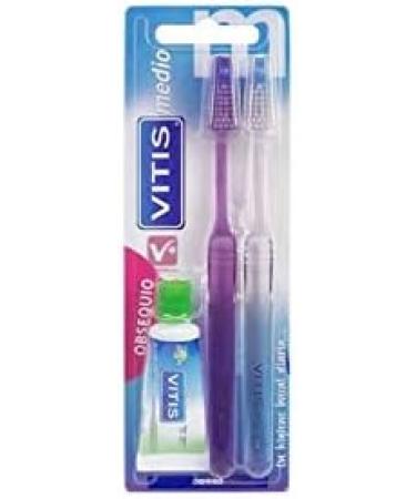 Buy VITIS DENTAID Duplo Toothbrush Medium - Best International Shipping for Oral Care - Buy Online on GoSupps.com