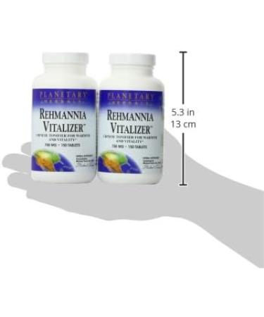 Buy Planetary Herbals Rehmannia Vitalizer 750mg | Chinese Tonifier for Warmth & Vitality - 150 Tablets - International Shipping - Buy Online on GoSupps.com
